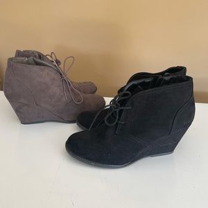 Bundle Wedge Booties